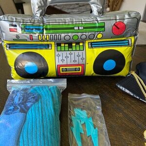 Retro Boombox Inflatable Bag